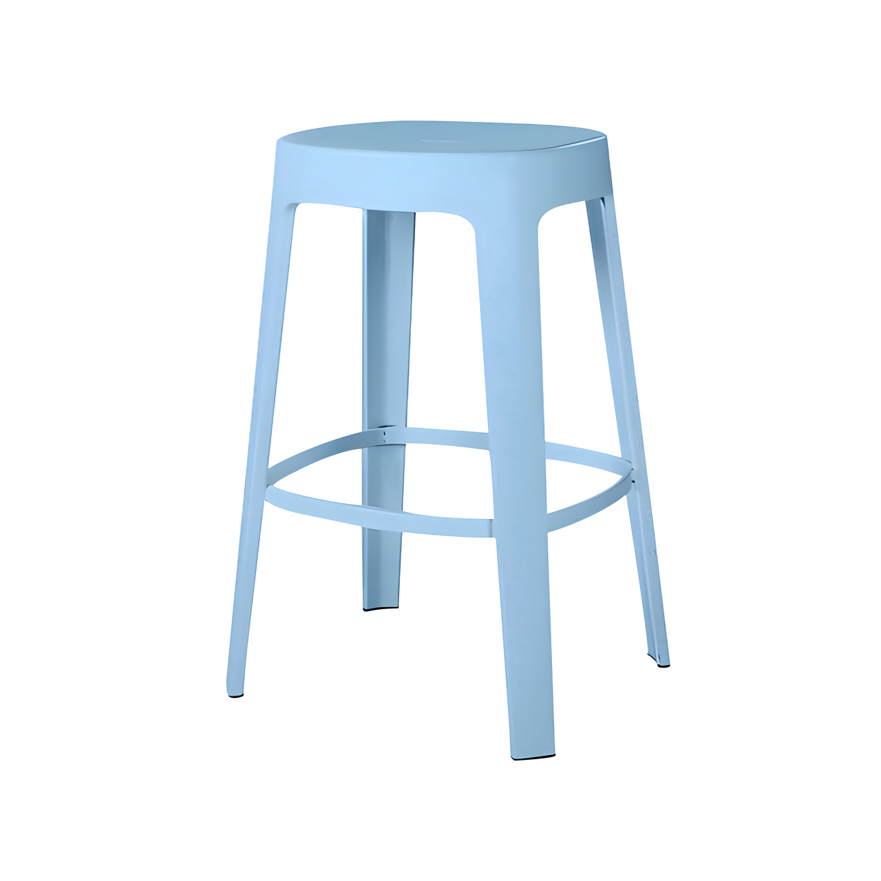 Ombra Bar + Counter Stool: Stacking + Counter + Cool Blue