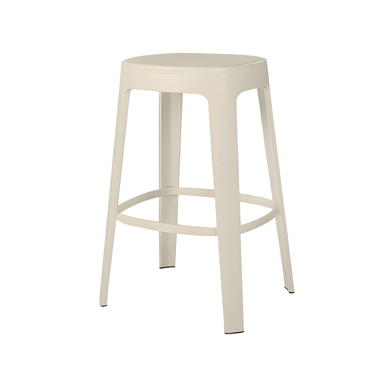 Ombra Bar + Counter Stool: Stacking + Counter + Silk Grey