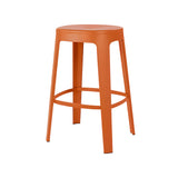 Ombra Bar + Counter Stool: Stacking + Counter + Terracotta