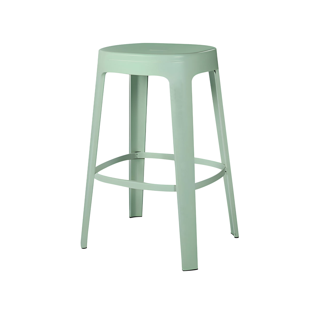 Ombra Bar + Counter Stool: Stacking + Counter + Warm Sage