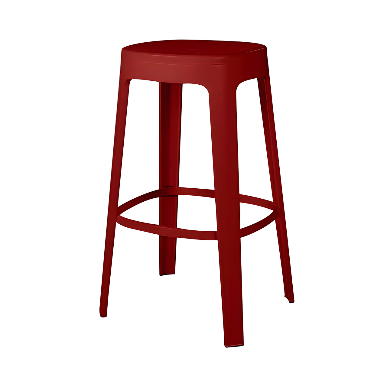 Ombra Bar + Counter Stool: Stacking + Bar + Bordeaux