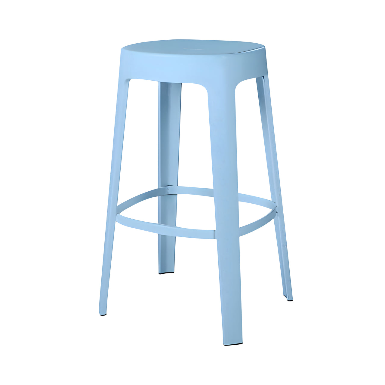 Ombra Bar + Counter Stool: Stacking + Bar + Cool Blue