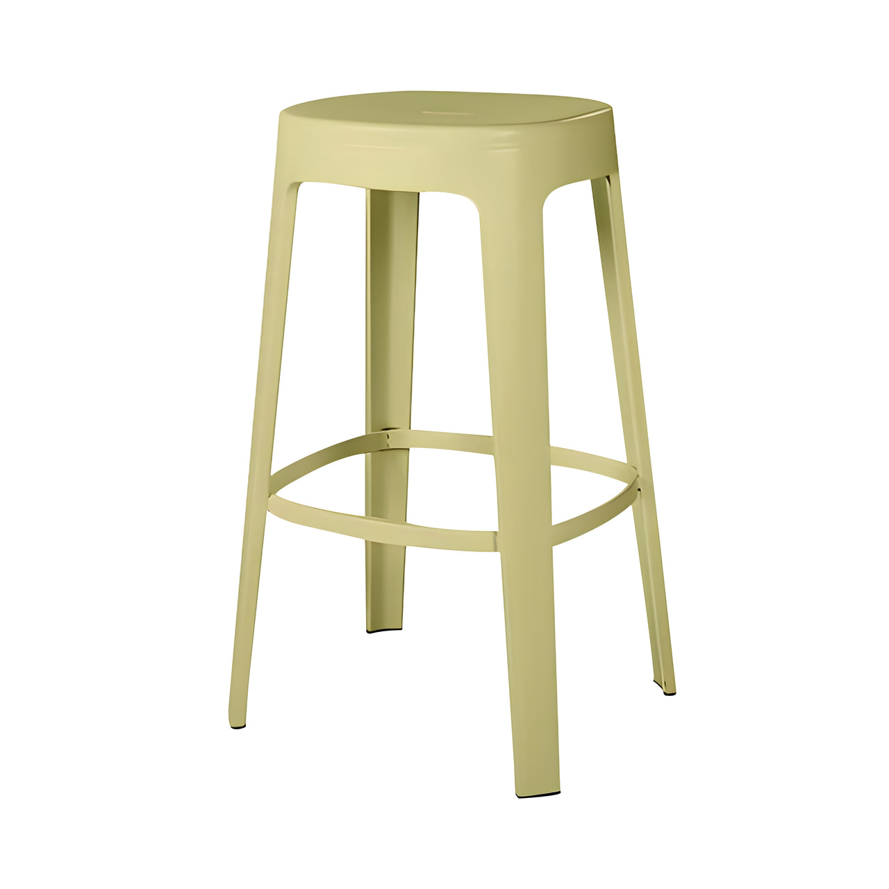 Ombra Bar + Counter Stool: Stacking + Bar + Green Beige