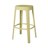 Ombra Bar + Counter Stool: Stacking + Bar + Green Beige
