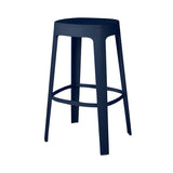 Ombra Bar + Counter Stool: Stacking + Bar + Steel Blue