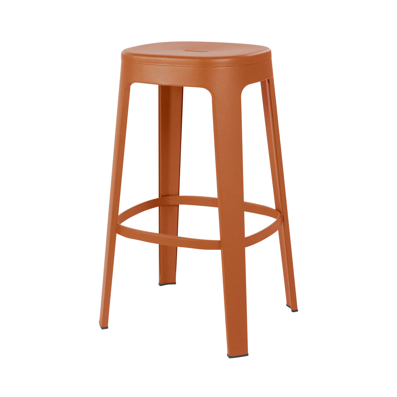 Ombra Bar + Counter Stool: Stacking + Bar + Terracotta