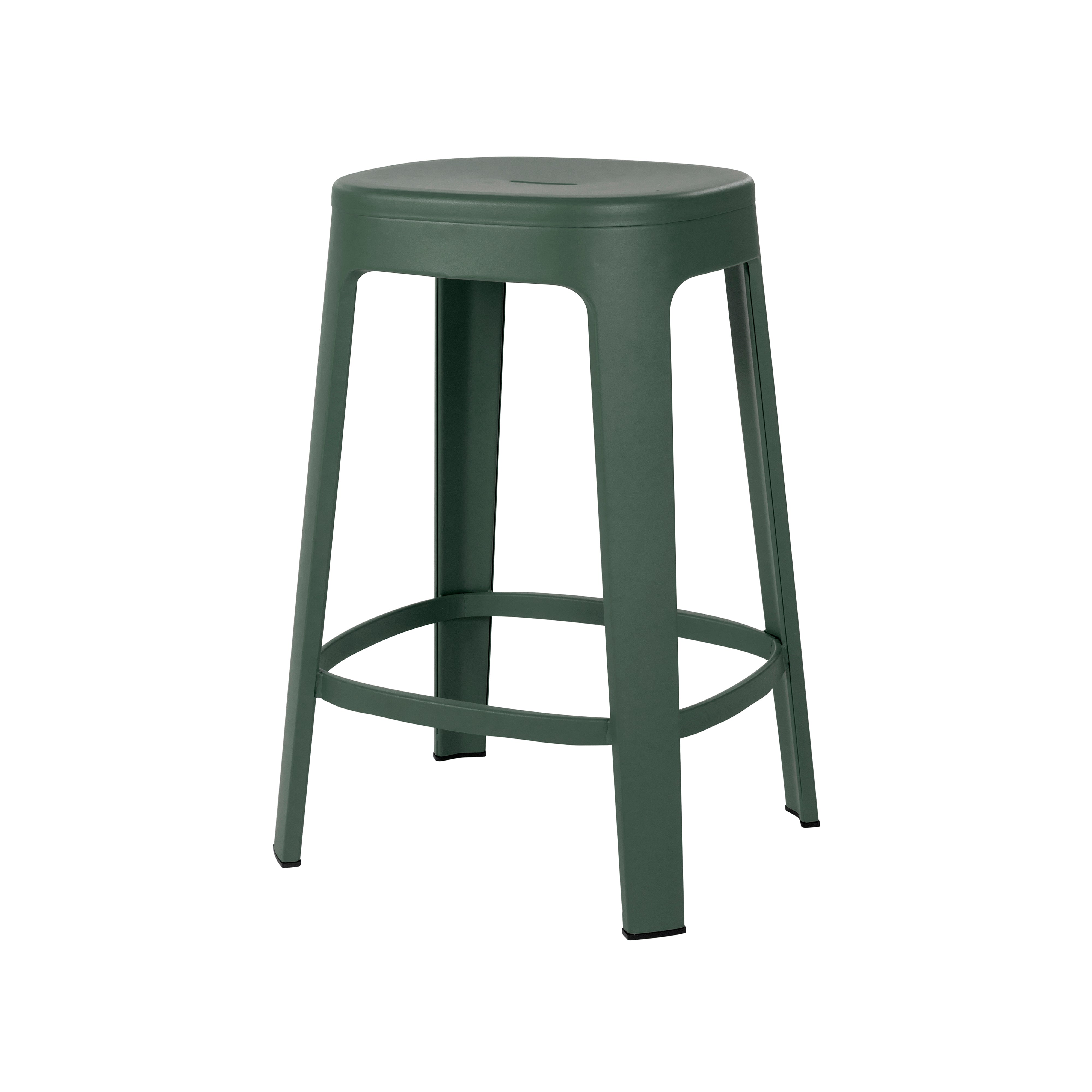 Ombra Bar + Counter Stool: Stacking + Counter + Green