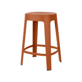 Ombra Bar + Counter Stool: Stacking + Counter + Terracotta