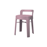 Ombra Stool with Backrest: Pastel Violet