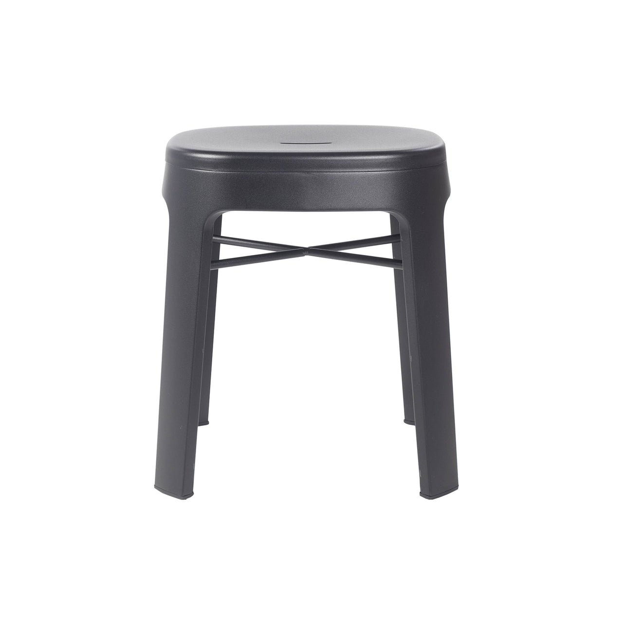 Ombra Stool: Stacking + Black