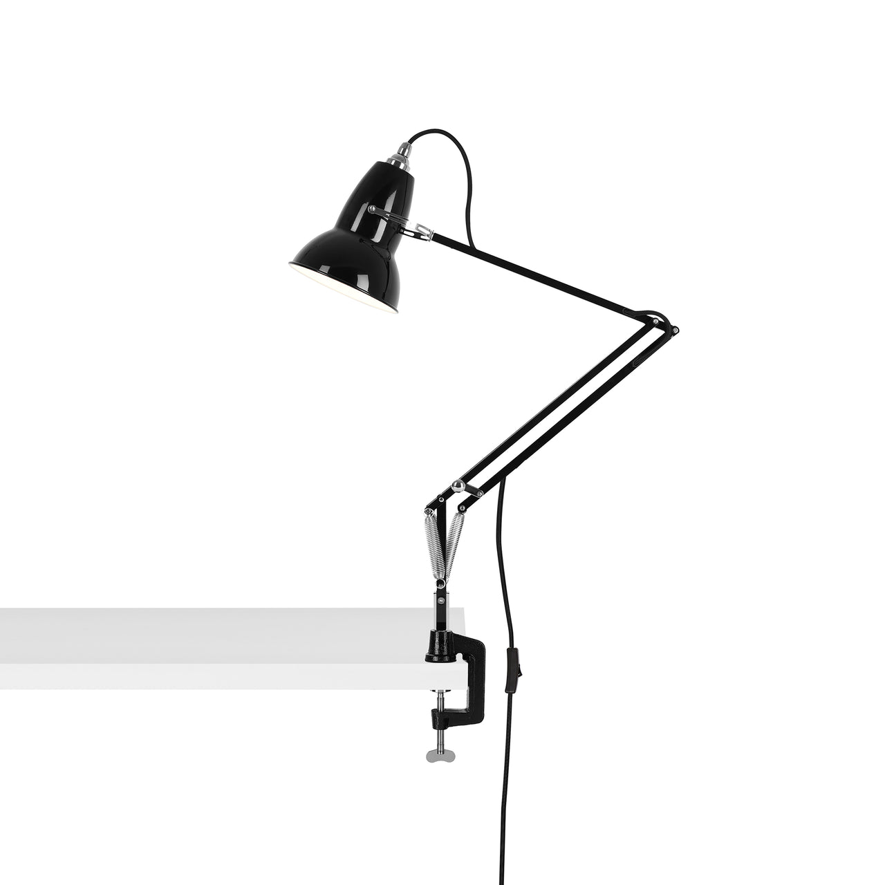 Original 1227 Desk Lamp with Clamp: Jet Black