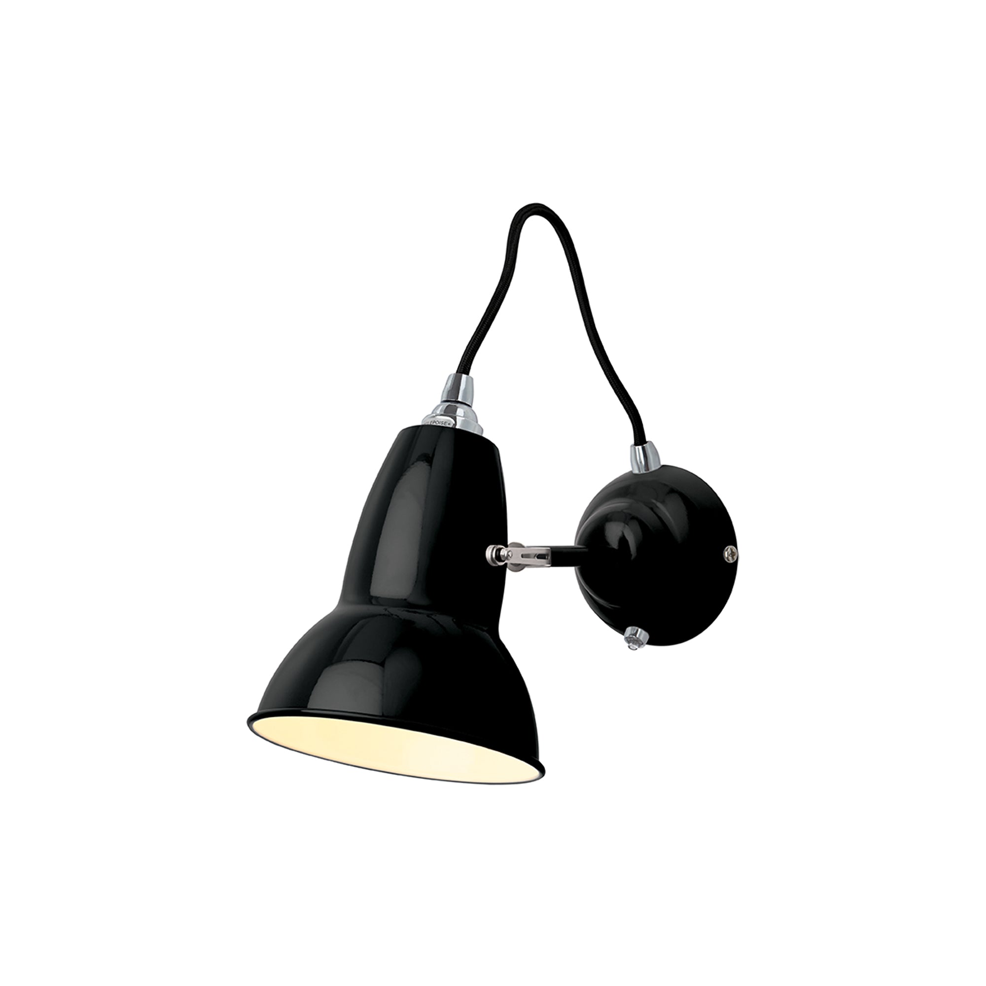 Original 1227 Wall Light: Jet Black