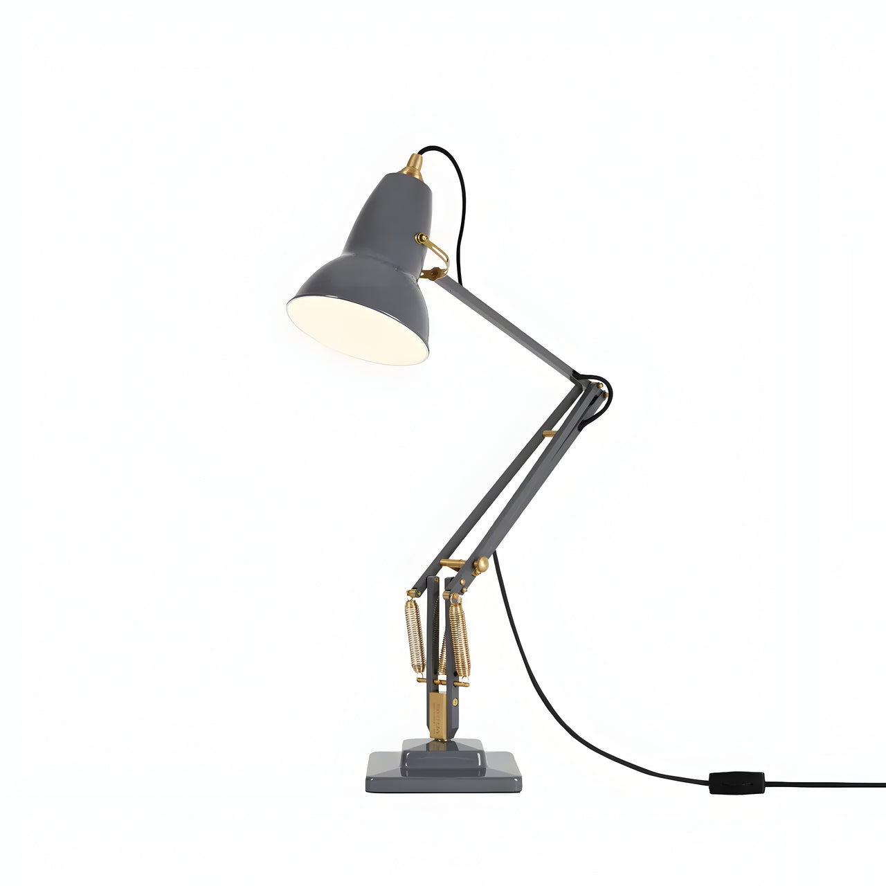 Original 1227 Brass Desk Lamp : Elephant Grey