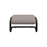 Tube Ottoman: Black + Boucle Grey