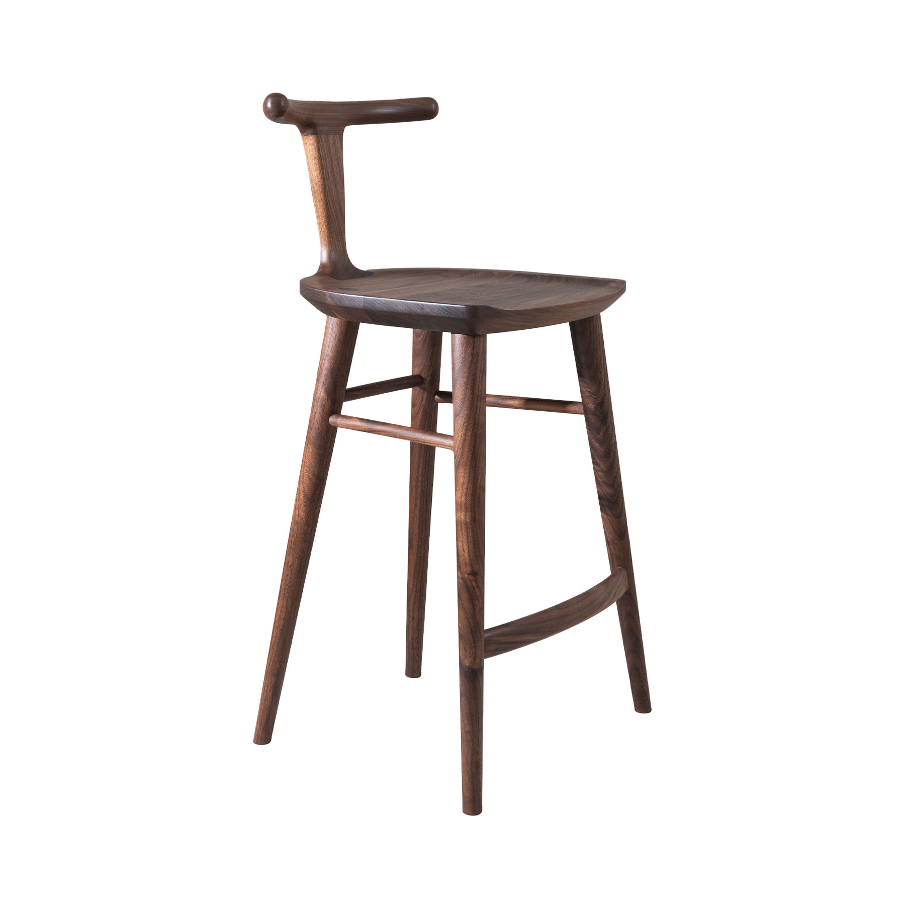 Oxbend Bar Stool: Medium - 24