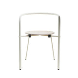 Simplex Stackable Chair: Set of 2 + Without Backrest + Oyster White