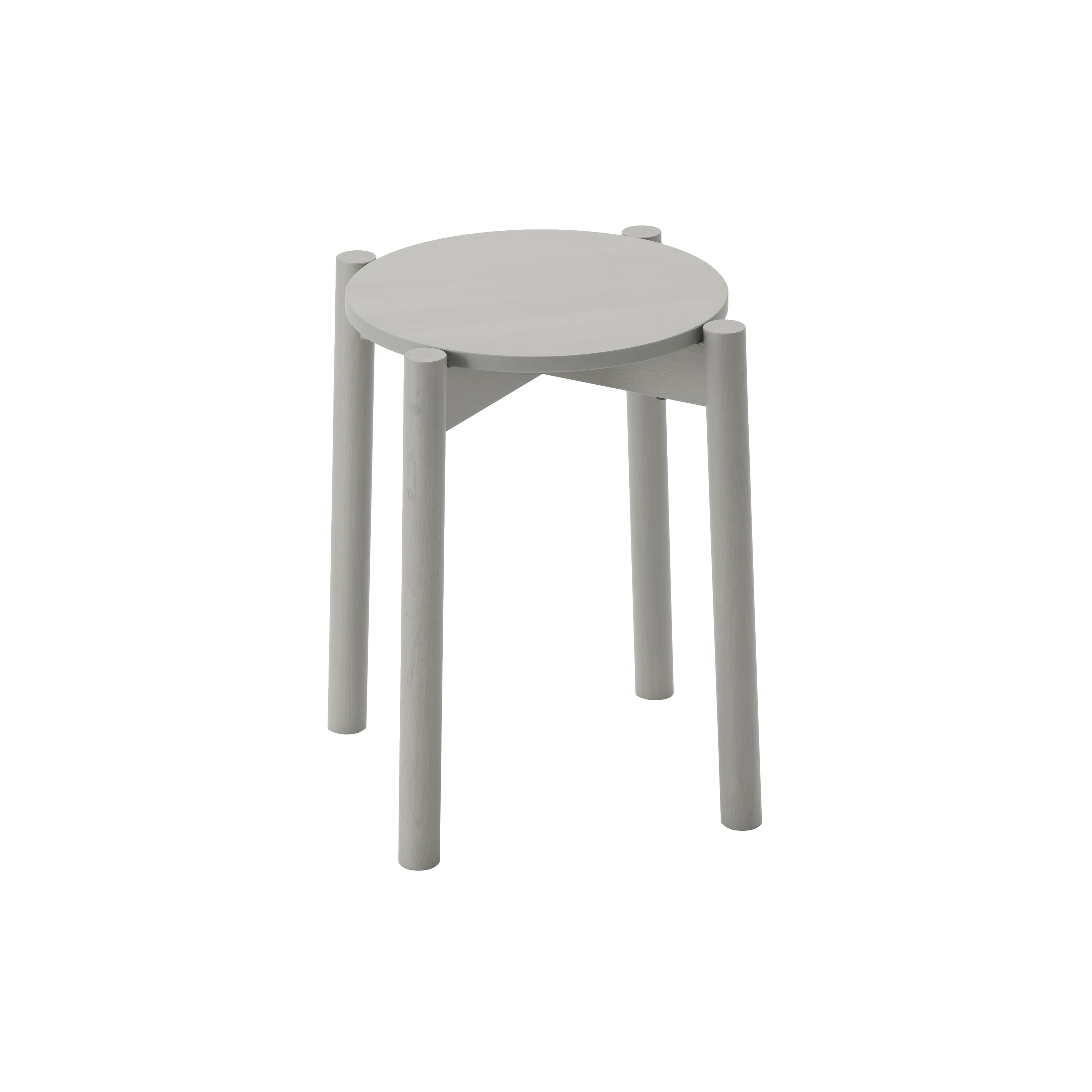 Castor Stool Plus: Grain Grey