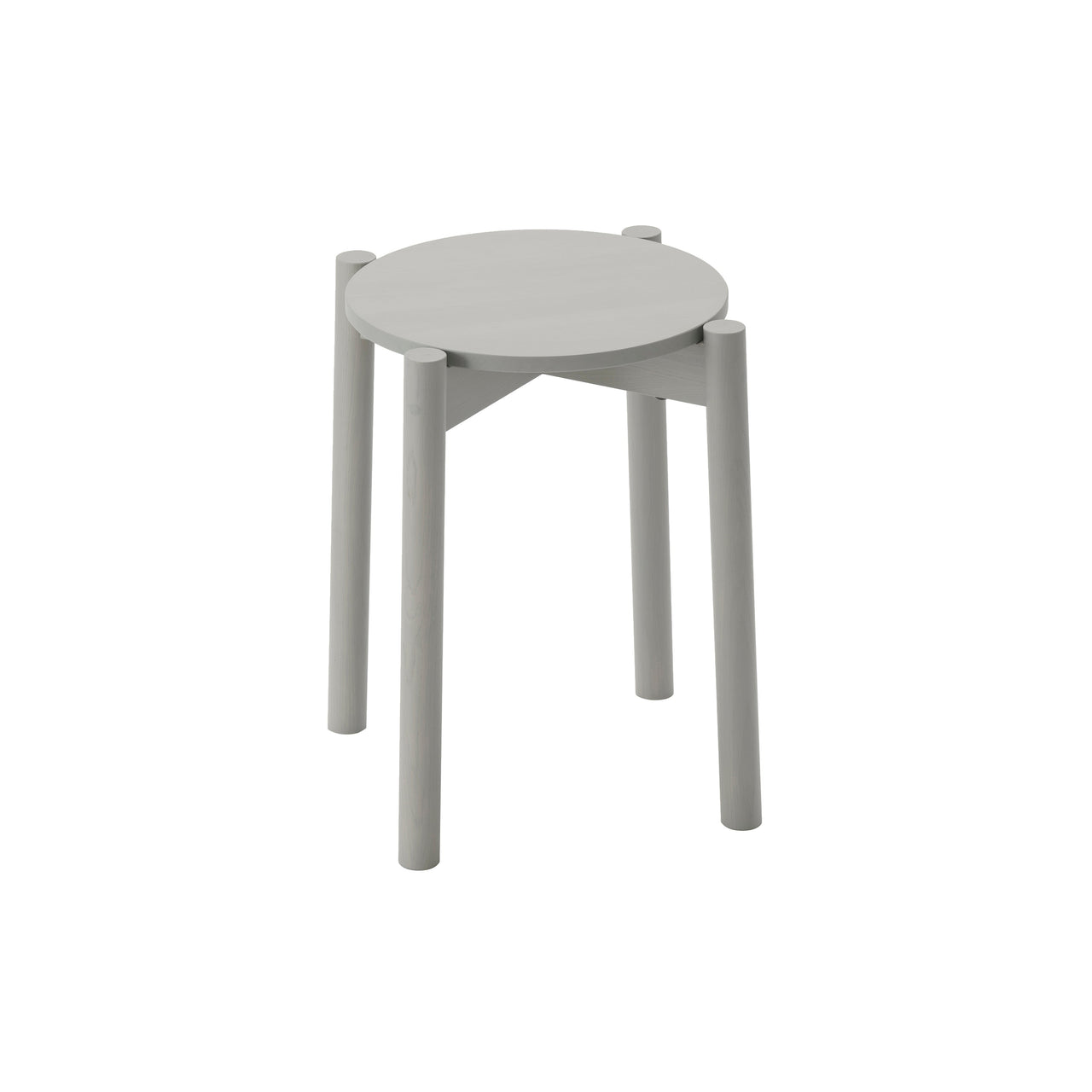 Castor Stool Plus: Grain Grey