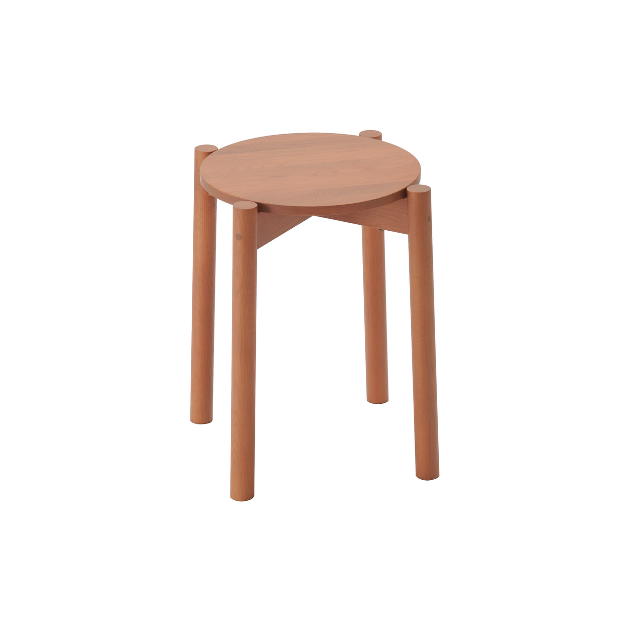 Castor Stool Plus: Terracotta