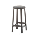 Archive Bar + Counter Stool with Seat Pad: Counter + Black + Greg Black