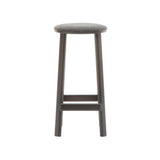 Archive Bar + Counter Stool with Seat Pad: Counter + Black + Greg Black