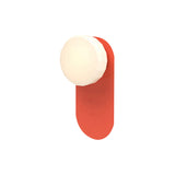 Pastille Wall Lamp: Wayfind + Faceted + Vermillion