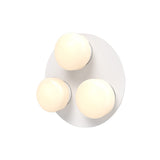 Pastille 3 IP65 Wall Lamp: 3 Cluster + Droplet + Matte White