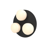 Pastille 3 IP65 Wall Lamp: 3 Cluster + Droplet + Matte Black