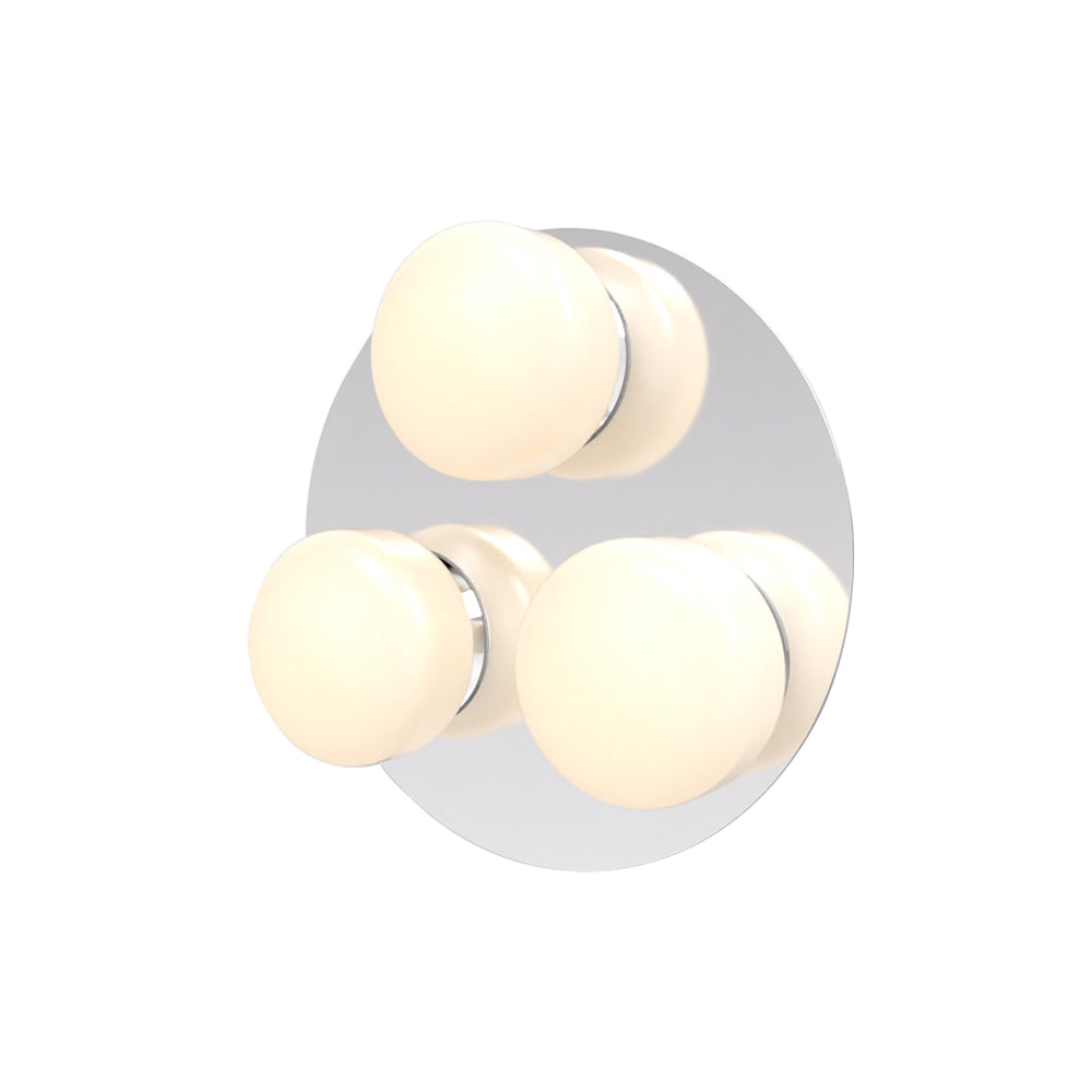 Pastille 3 IP65 Wall Lamp: 3 Cluster + Droplet + Polished Chrome