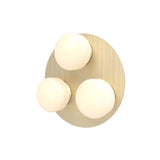 Pastille 3 IP65 Wall Lamp: 3 Cluster + Droplet + Satin Brass