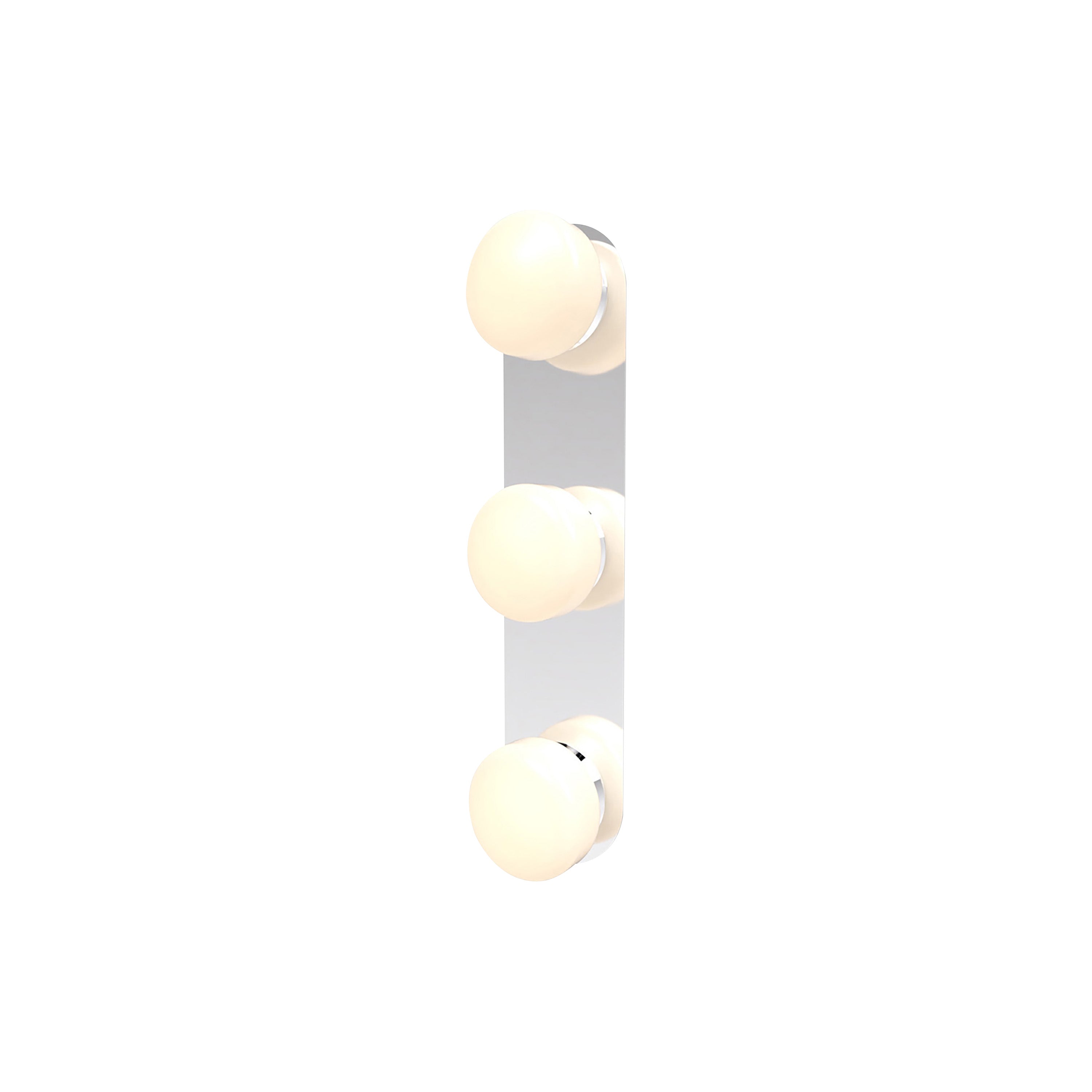 Pastille 3 Wall Lamp: 3 Vanity + Droplet + Polished Chrome