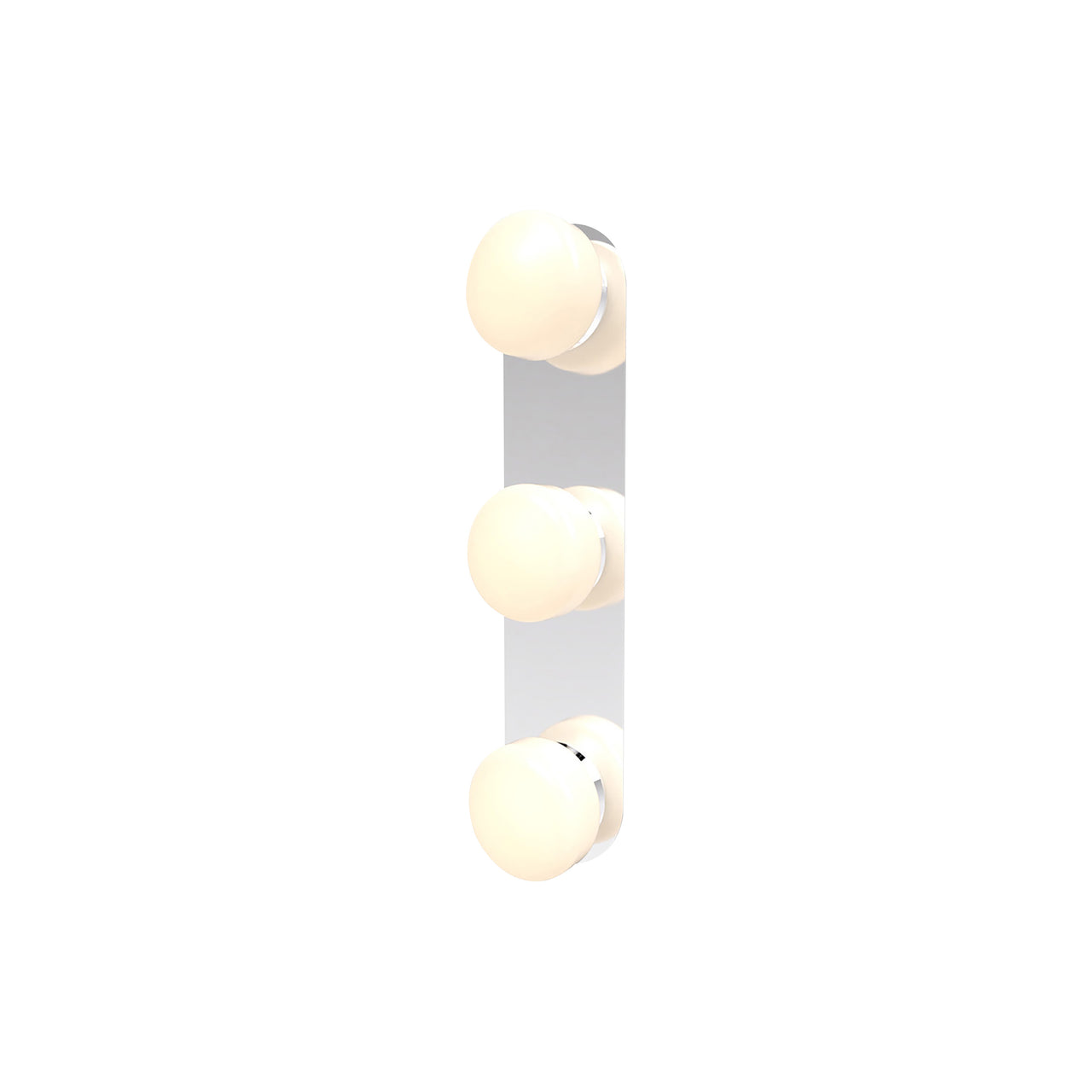 Pastille 3 Wall Lamp: 3 Vanity + Droplet + Polished Chrome