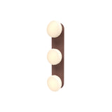 Pastille 3 Wall Lamp: 3 Vanity + Faceted + Breccia