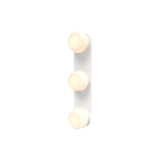 Pastille 3 IP65 Wall Lamp: 3 Vanity + Ribbed + Matte White
