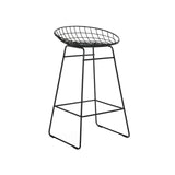 Wire Bar + Counter Stool: Counter + Black