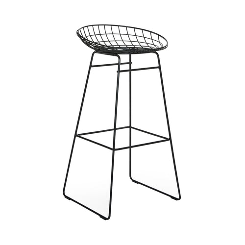 Wire Bar + Counter Stool: Bar + Black