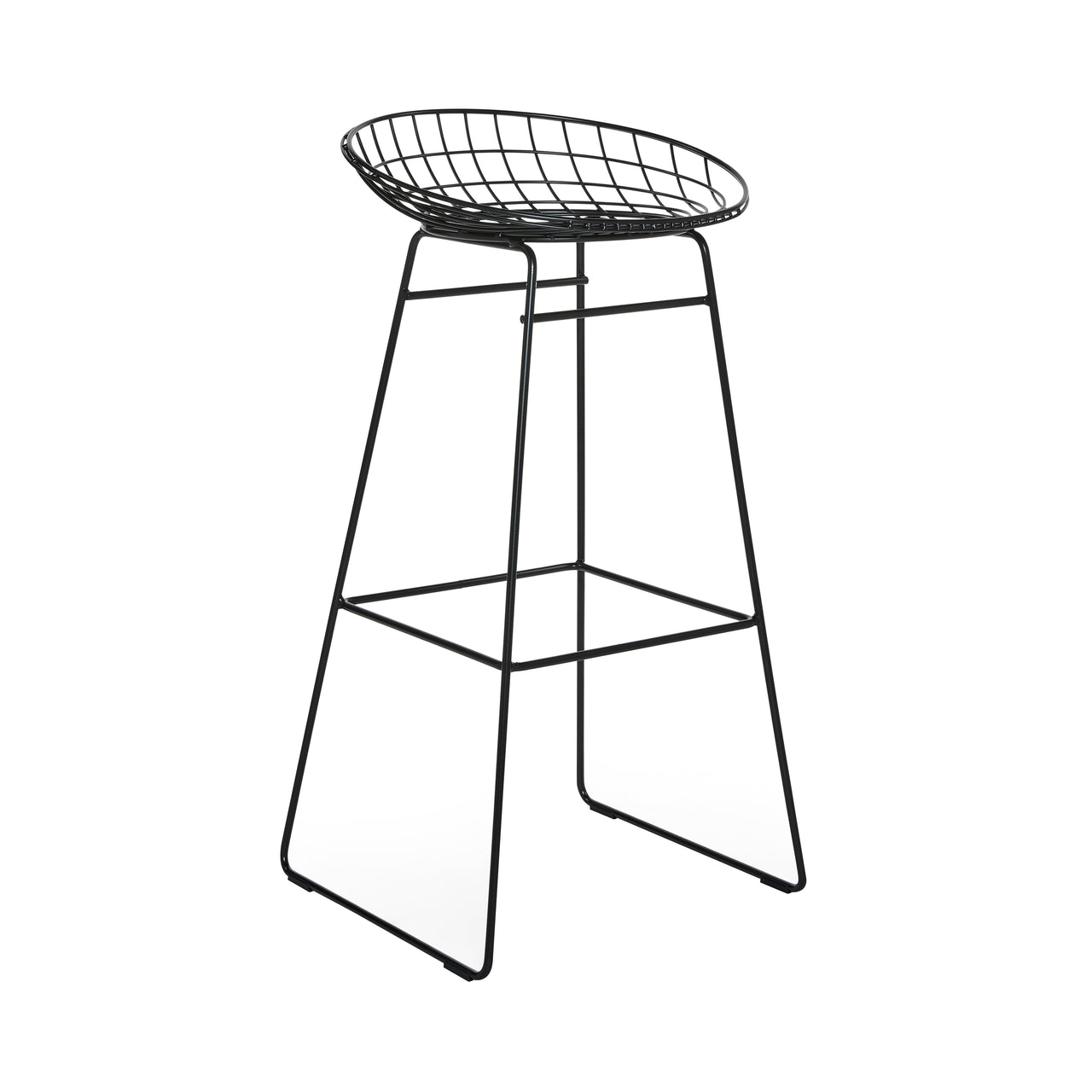Wire Bar + Counter Stool: Bar + Black