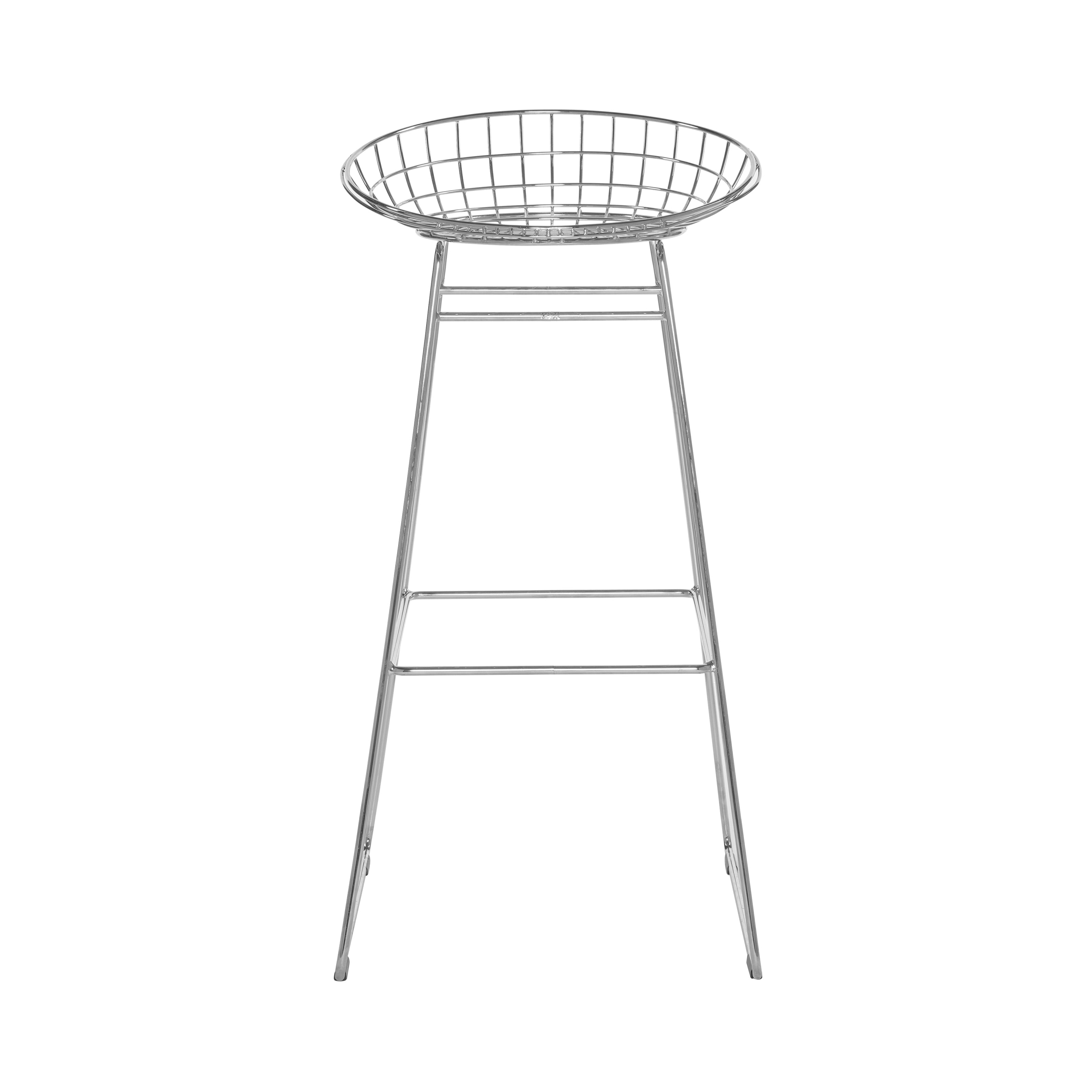 Wire Bar + Counter Stool: Bar + Chrome