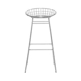 Wire Bar + Counter Stool: Bar + Chrome