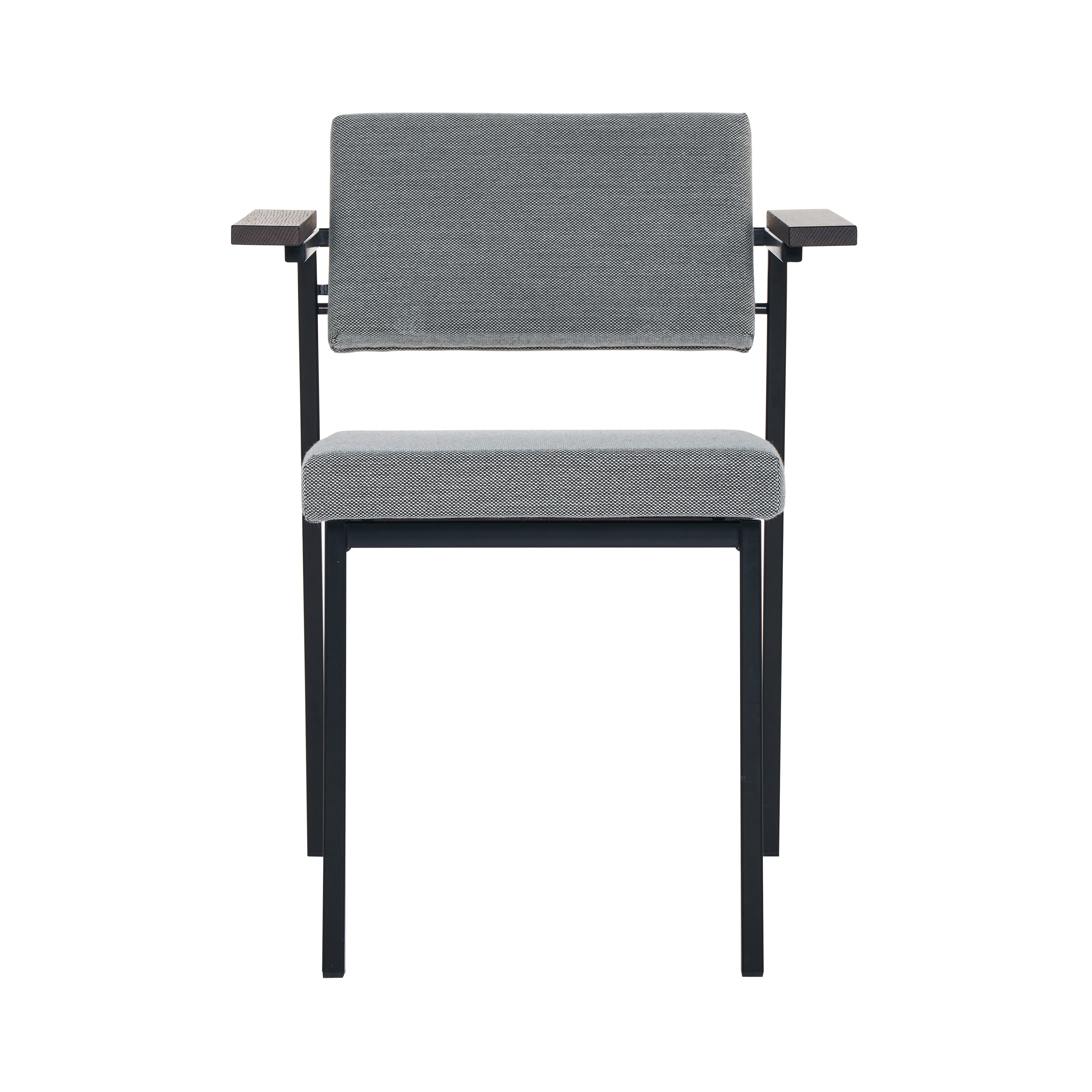 SE69 Dining Chair: Dark Brown Oak + Steelcut Trio 3 124