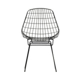 SM05 Wire Dining Chair: Black