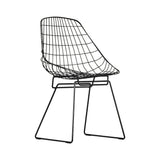 SM05 Wire Dining Chair: Black