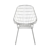 SM05 Wire Dining Chair: Chrome