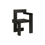 Steltman Chair: Right Arm + Black Oak