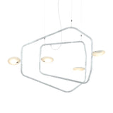Palindrome Single Pendant: 4 Heads + Matte White