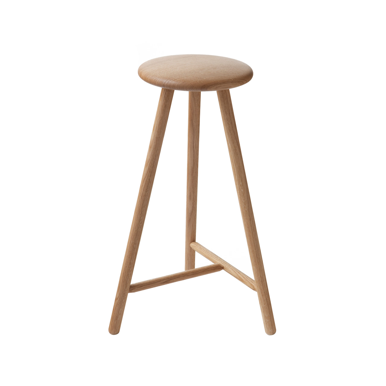 Perch Bar Stool: Low + Oak