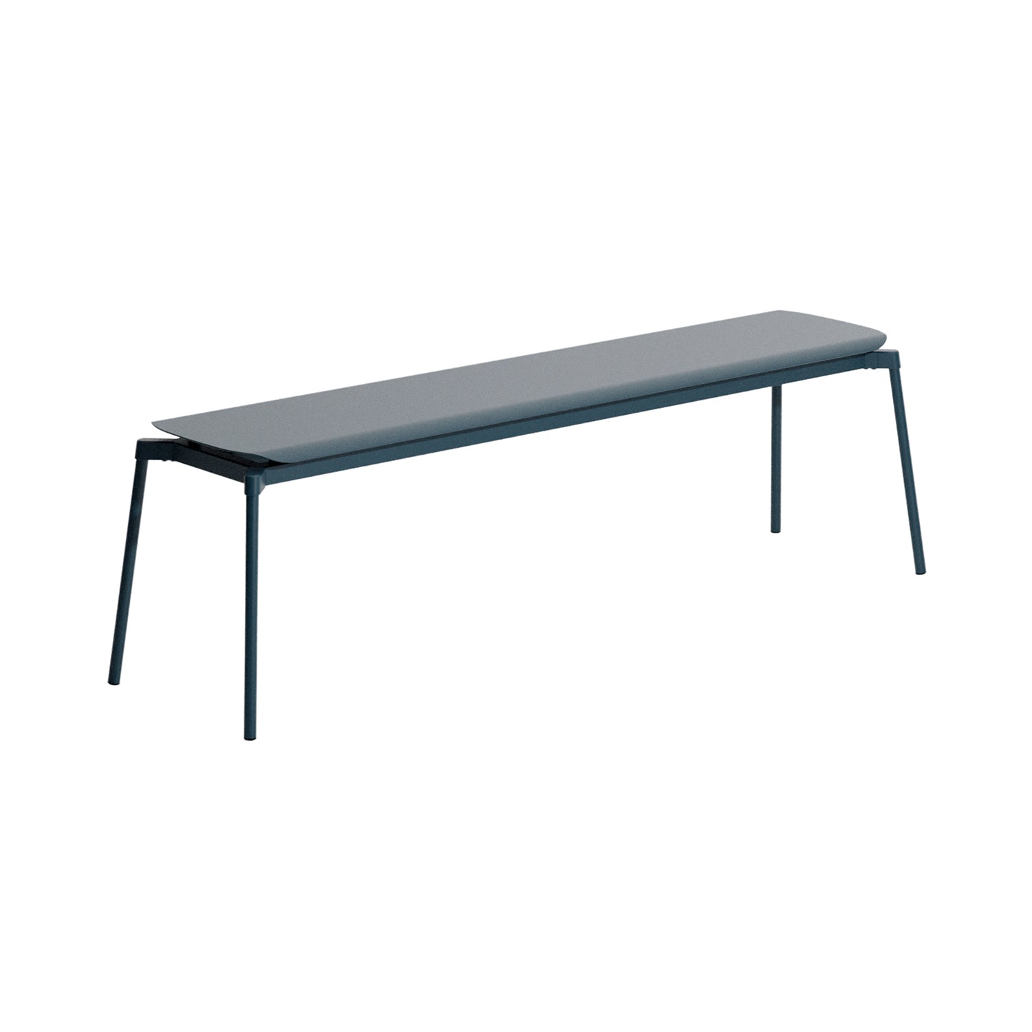 Fromme Bench: Grey Blue