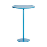 Week-End High Table: Round + Sky Blue