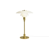 PH 3/2 Table Lamp: White + Metallised Brass + White