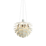 PH Artichoke Pendant: Small + Dusty Green + Brass
